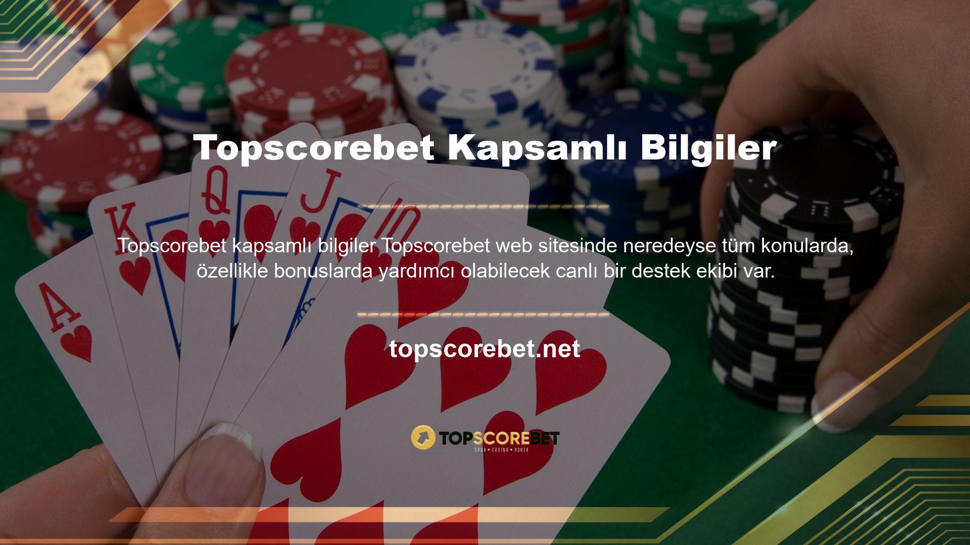 Canlı destek ekibimiz, Müşteri Hizmetleri Topscorebet Live Help Hattı konusundaki profesyonel çalışmaları ile bilinir